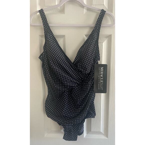 Miraclesuit Pin Point Oceanus Underwire One Piece  MiracleSuit. A32 - Picture 1 of 9